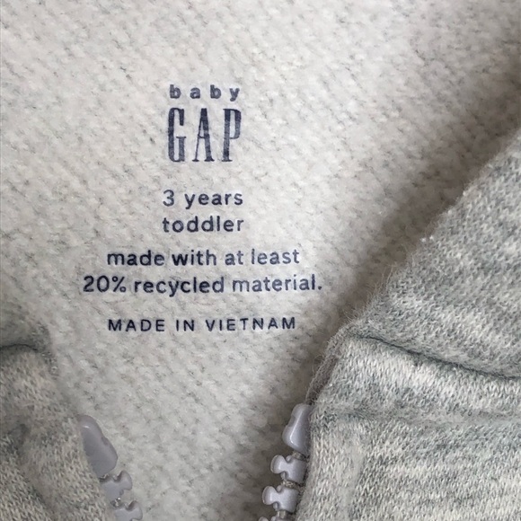 GAP Sweatshirt Toddler Hoodie Size 3T - Picture 3 of 4